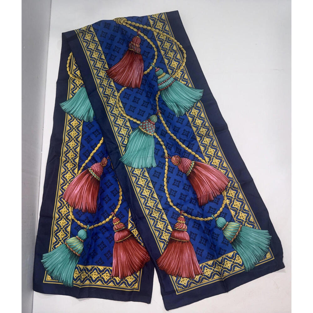 Vintage Avon 1980’s Italian Designer Old Money Rectangle‎ Classy Italy Scarf